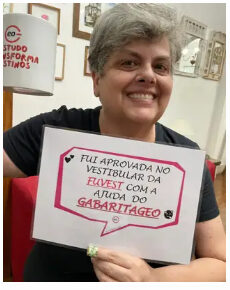 Aluno GabaritaGeo — Aprovada FUVEST